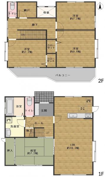 中古戸建 宮城郡利府町菅谷台４丁目 JR東北本線（黒磯〜盛岡）利府駅 3,690万円