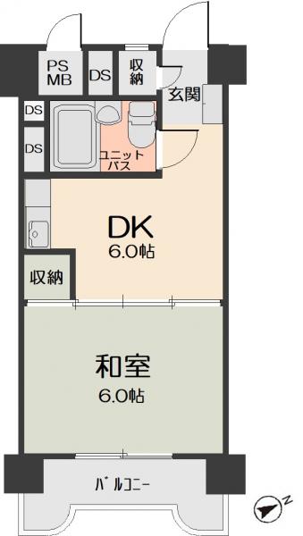 中古マンション 仙台市若林区土樋73-1 仙台市営地下鉄南北線愛宕橋駅 240万円