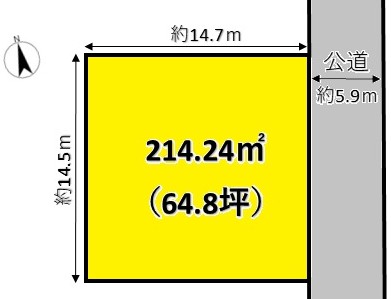 土地 石巻市向陽町２丁目 JR仙石線蛇田駅 1,200万円