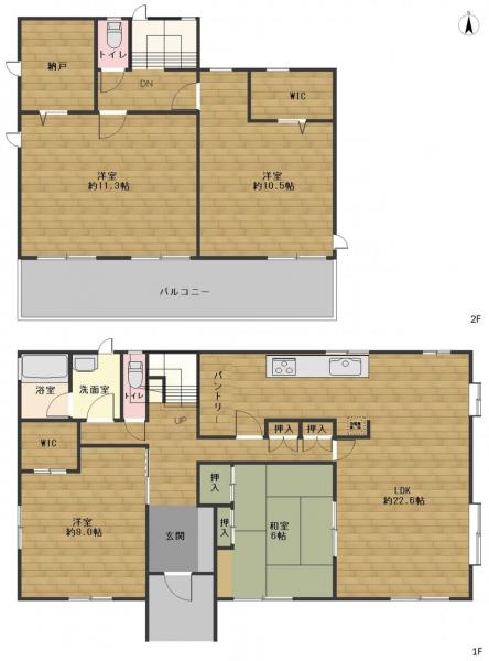 中古戸建 仙台市泉区南中山１丁目 JR仙山線北山駅 3,340万円