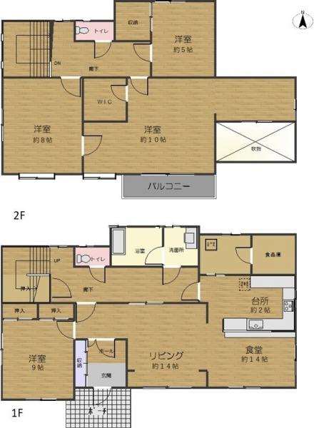 富谷市日吉台２丁目 間取り図 