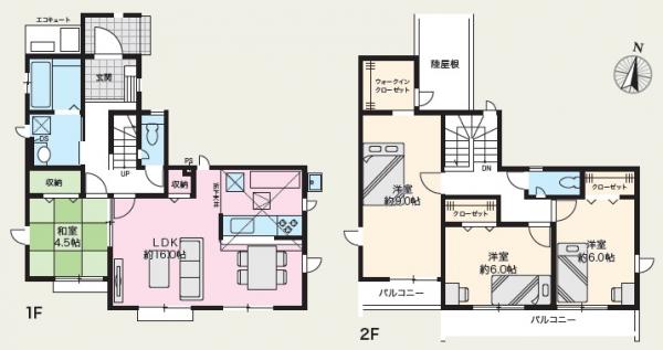 新築戸建 仙台市若林区沖野２丁目 仙台市営地下鉄南北線河原町駅 3,390万円