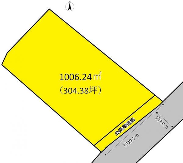 土地 黒川郡大和町鶴巣幕柳字砂子田三番 JR東北本線（黒磯〜盛岡）利府駅 700万円