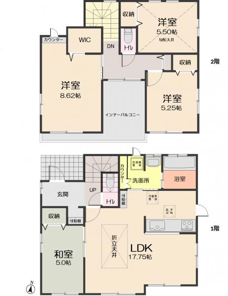 新築戸建 仙台市若林区上飯田３丁目 仙台市営地下鉄南北線河原町駅 4,080万円