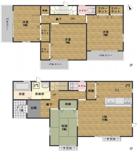 中古戸建 黒川郡大和町吉岡字館下 仙台市営地下鉄南北線泉中央駅 2,880万円