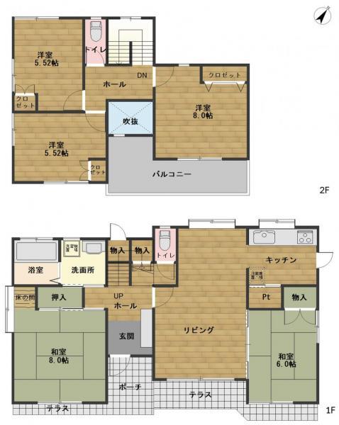 中古戸建 宮城郡利府町青葉台３丁目 JR東北本線（黒磯〜盛岡）利府駅 2,200万円