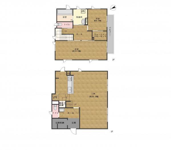 泉区鶴が丘1丁目 間取り図 