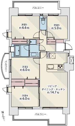 中古マンション 仙台市宮城野区萩野町４丁目 JR仙石線陸前原ノ町駅 3,390万円