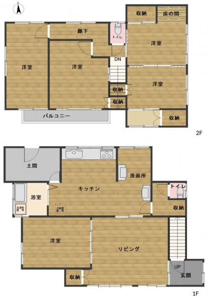 中古戸建 大崎市古川富長字山王 JR陸羽東線古川駅 610万円