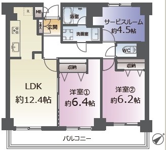 中古マンション 仙台市宮城野区福室７丁目 JR仙石線中野栄駅 1,799万円