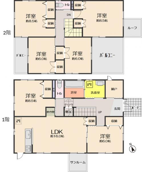 中古戸建 仙台市若林区荒井字鎌沼下 仙台地下鉄東西線荒井駅 4,880万円