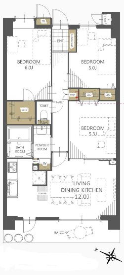 中古マンション 仙台市宮城野区原町２丁目 JR仙石線宮城野原駅 3,490万円