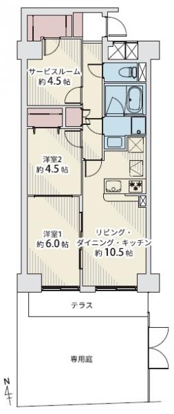 中古マンション 仙台市若林区弓ノ町 仙台市営地下鉄南北線河原町駅 1,980万円