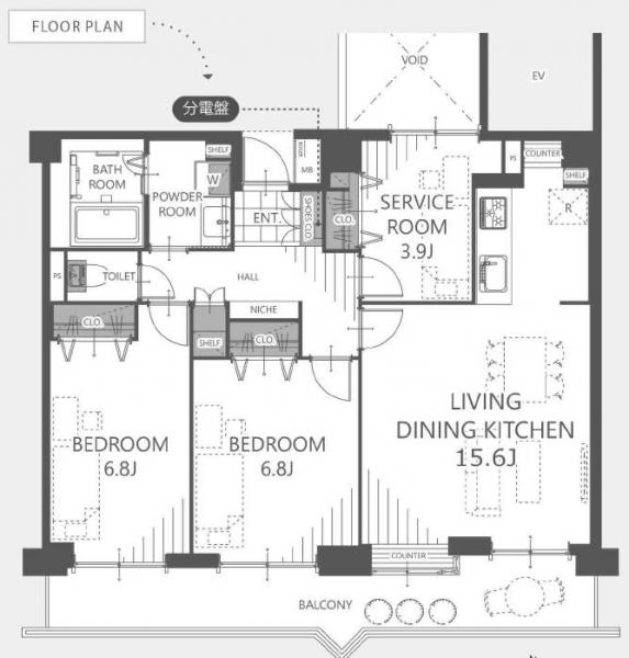 中古マンション 仙台市泉区黒松２丁目 仙台市営地下鉄南北線黒松駅 2,290万円
