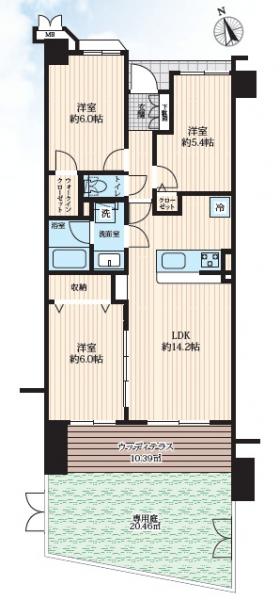 中古マンション 仙台市若林区若林１丁目 仙台市営地下鉄南北線長町一丁目駅 2,880万円