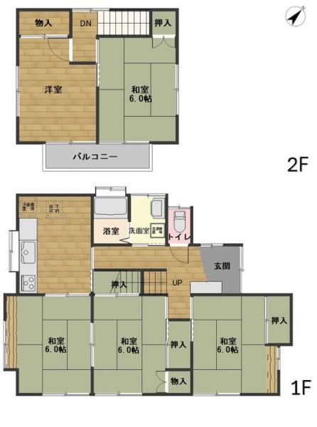 中古戸建 富谷市とちの木２丁目 仙台市営地下鉄南北線泉中央駅 1,090万円
