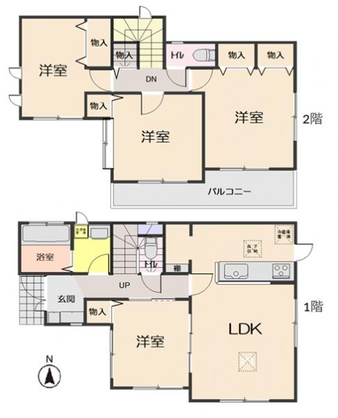 中古戸建 仙台市若林区沖野６丁目 仙台市営地下鉄南北線河原町駅 2,980万円