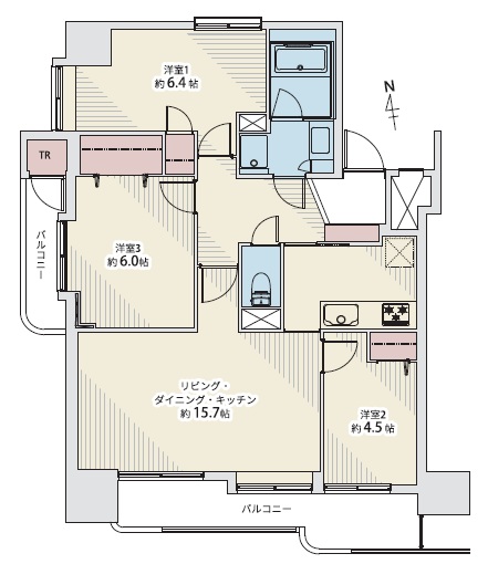 中古マンション 仙台市若林区大和町４丁目 仙台地下鉄東西線卸町駅 3,280万円