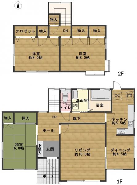 中古戸建 仙台市泉区館１丁目 仙台市営地下鉄南北線泉中央駅 1,680万円