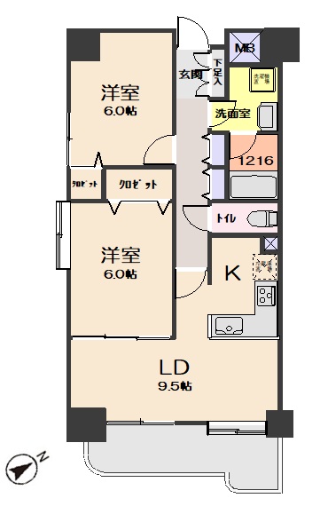 中古マンション 仙台市若林区大和町４丁目 仙台地下鉄東西線卸町駅 2,880万円