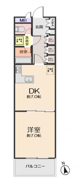 中古マンション 仙台市若林区東八番丁 仙台市営地下鉄南北線愛宕橋駅 790万円