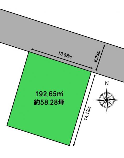 土地 仙台市若林区沖野７丁目 仙台市営地下鉄南北線河原町駅 2,200万円