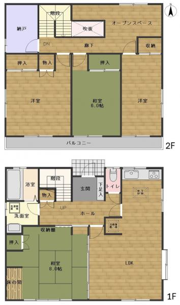 中古戸建 塩竈市青葉ケ丘 JR仙石線東塩釜駅 1,850万円