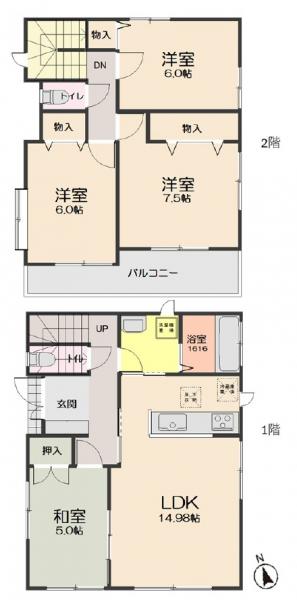 中古戸建 仙台市若林区沖野６丁目 仙台市営地下鉄南北線河原町駅 3,080万円