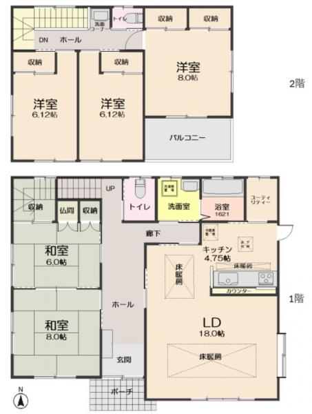 中古戸建 仙台市若林区今泉字小在家東 仙台市営地下鉄南北線河原町駅 3,480万円