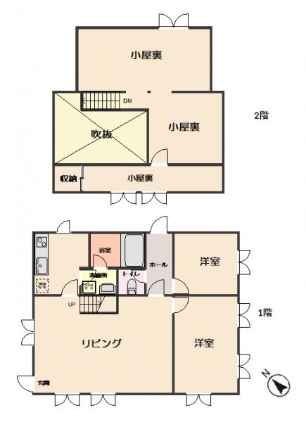 中古戸建 仙台市青葉区作並字岩谷堂西 JR仙山線作並駅 1,250万円