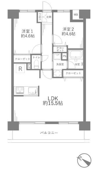 中古マンション 葛飾区立石2丁目 京成本線お花茶屋駅 2699万円