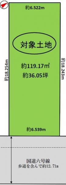 土地 葛飾区白鳥４丁目 京成本線お花茶屋駅 4,780万円