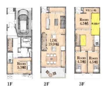 新築戸建 葛飾区堀切５丁目 京成本線堀切菖蒲園駅 6,980万円