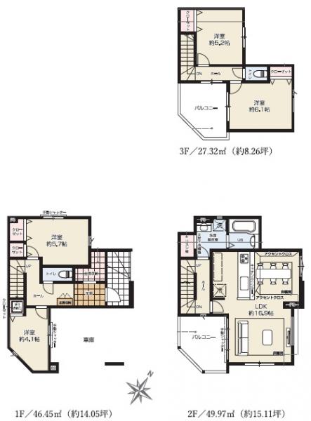 新築戸建 葛飾区四つ木4丁目 京成押上線四ツ木駅 5,999万円