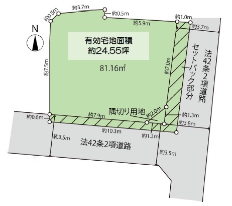 借地権 葛飾区四つ木1丁目 京成押上線四ツ木駅 1,840万円