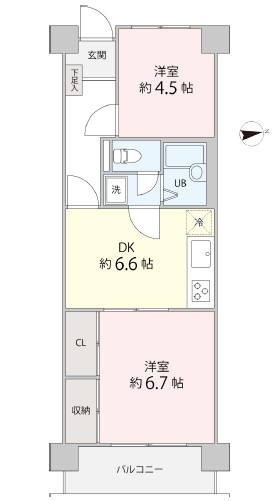 中古マンション 葛飾区宝町２丁目 京成本線お花茶屋駅 1,699万円