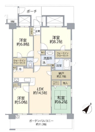 中古マンション 葛飾区奥戸７丁目 京成本線青砥駅 4,490万円