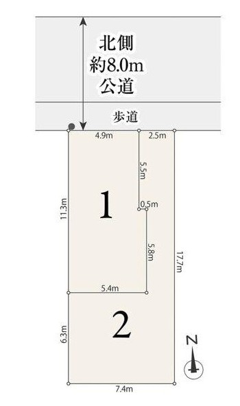 土地 葛飾区堀切7丁目 千代田常磐線綾瀬駅 4,030万円