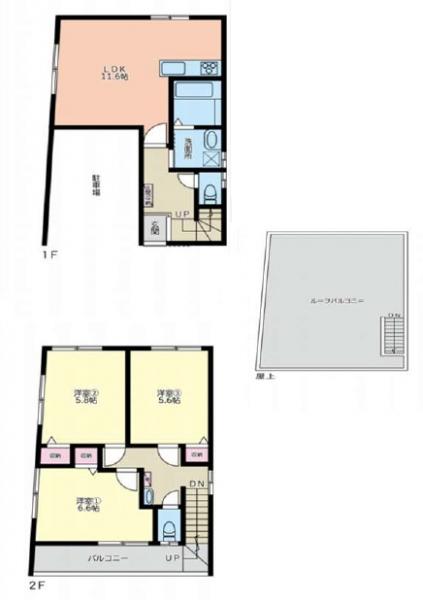 中古戸建 葛飾区東四つ木１丁目 京成押上線四ツ木駅 4,380万円