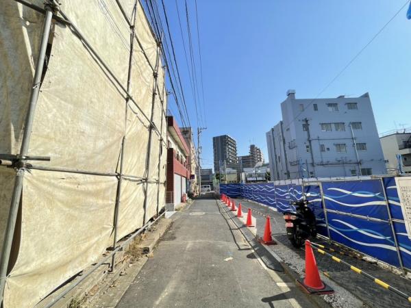 堀切4丁目　土地 前面道路含む現地写真 