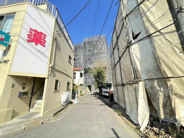 堀切4丁目　土地 前面道路含む現地写真 