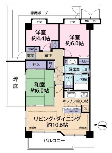 中古マンション 葛飾区鎌倉２丁目 京成本線京成小岩駅 4,270万円