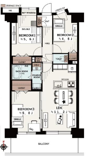 中古マンション 東京都葛飾区四つ木４丁目12-23 京成押上線四ツ木駅 4,399万円