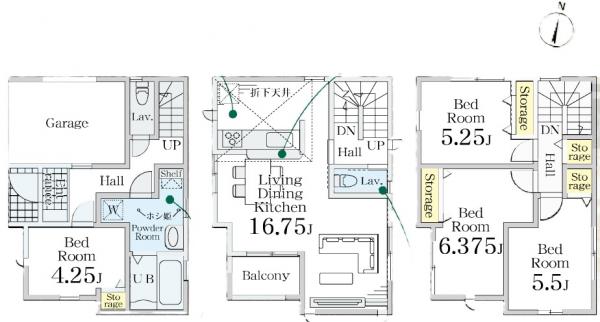 新築戸建 葛飾区四つ木３丁目 京成押上線四ツ木駅 5,690万円