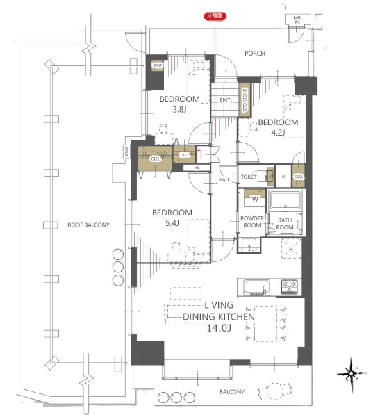 中古マンション 葛飾区東四つ木１丁目 京成押上線四ツ木駅 3,790万円
