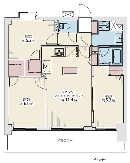 中古マンション 葛飾区東四つ木４丁目 京成押上線京成立石駅 4,380万円