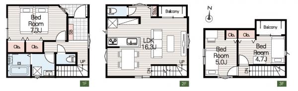 新築戸建 葛飾区堀切７丁目 千代田常磐線綾瀬駅 6,280万円