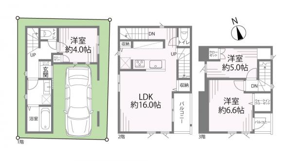 新築戸建 葛飾区堀切4丁目 京成本線堀切菖蒲園駅 5,180万円
