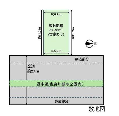 土地 葛飾区お花茶屋２丁目 京成本線お花茶屋駅 4,880万円