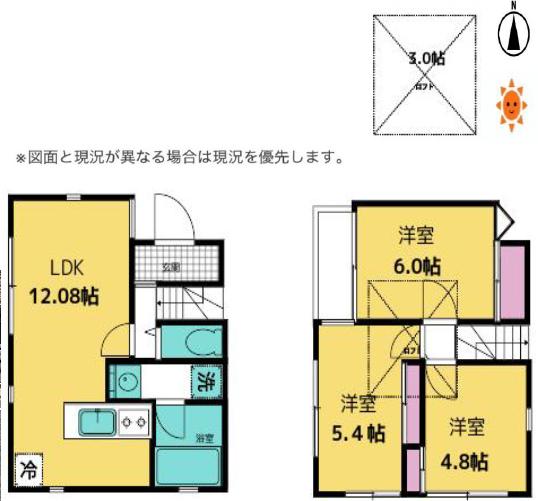 中古戸建 葛飾区細田４丁目 京成本線京成小岩駅 5,180万円